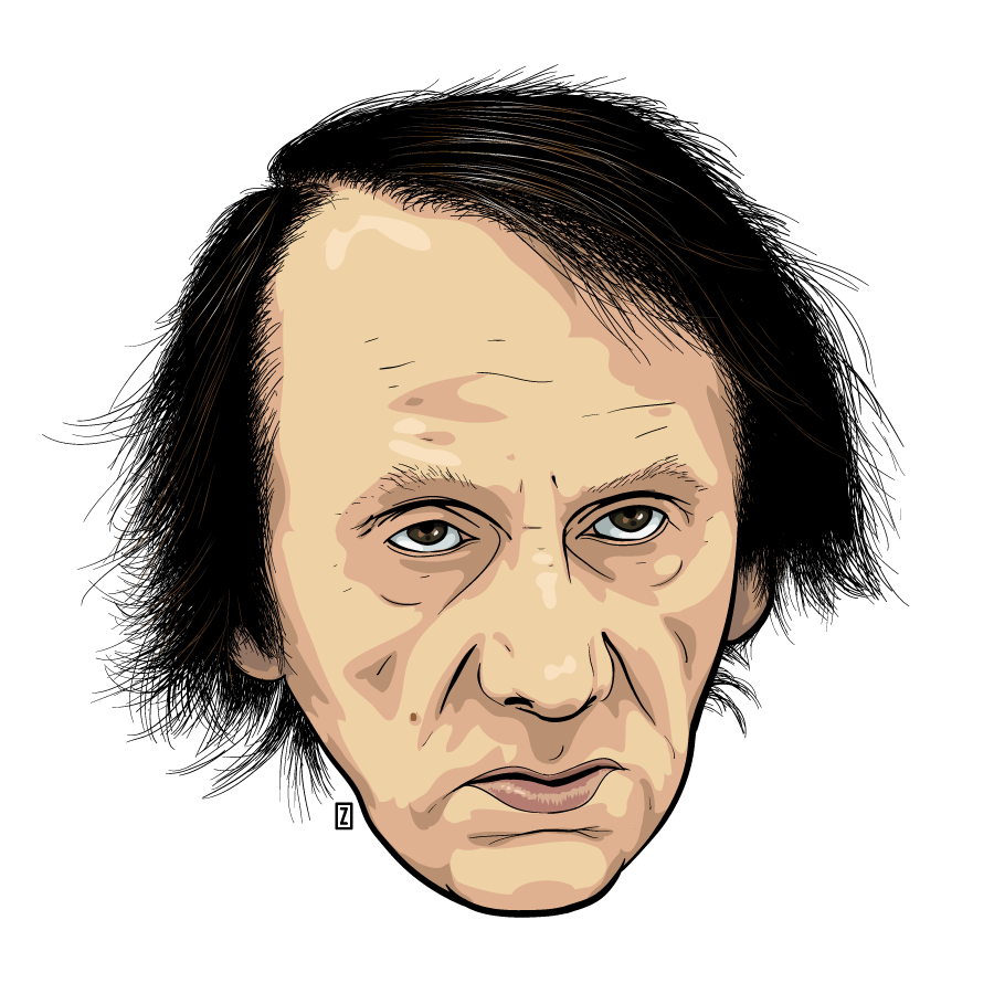 Michel Houellebecq by zor