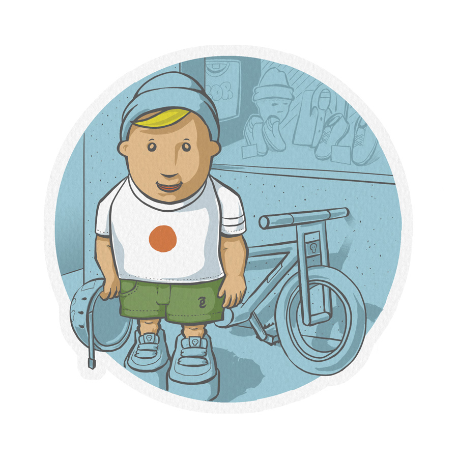 Red circle shop by zor