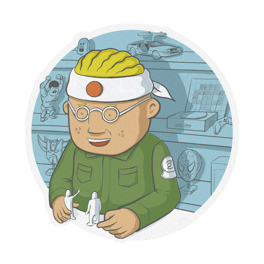 Red circle toy by zor